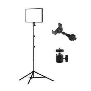 10 Three-Colour Temperature Flat-Panel Live Fill Light | 2.1m Bracket & Clip