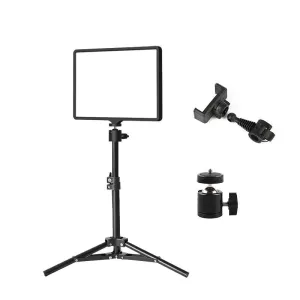 10 Three-Colour Temperature Flat-Panel Live Fill Light with 0.5m Bracket