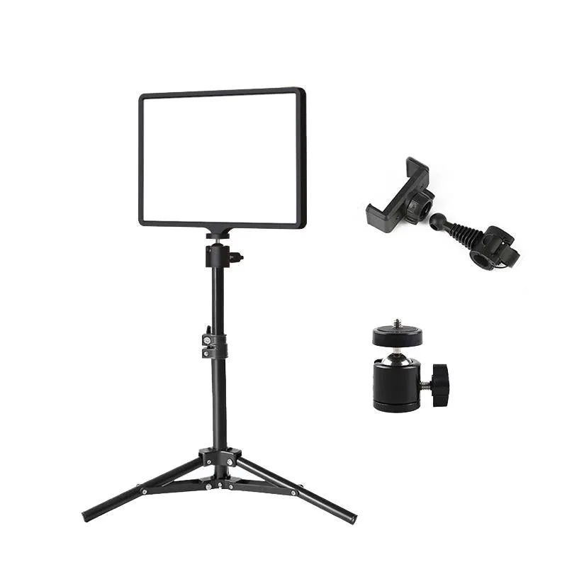 10 Three-Colour Temperature Flat-Panel Live Fill Light with 0.5m Bracket