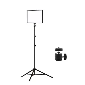 10 Three-Colour Temperature Flat-Panel Live Fill Light with 2.1M Bracket