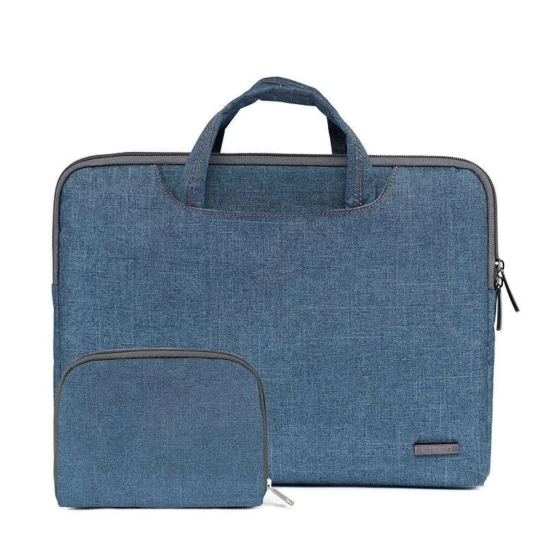 11.6 Inch Simple Business Laptop Bag | With Liner | LS-116 | PU Black
