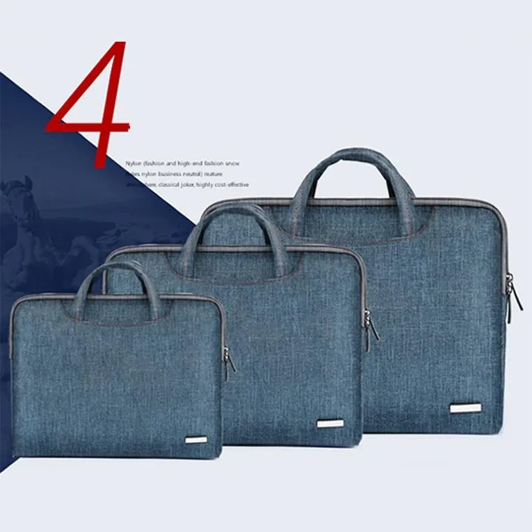 11.6 Inch Simple Business Laptop Bag | With Liner | LS-116 | PU Black