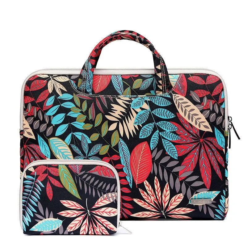 11.6 Inch Simple Business Laptop Bag | With Liner | LS-116 | PU Black