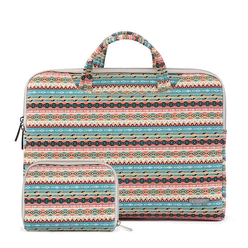 11.6 Inch Simple Business Laptop Bag | With Liner | LS-116 | PU Black