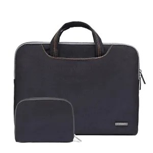 11.6 Inch Simple Business Laptop Bag | With Liner | LS-116 | Snowflake Nylon | Black