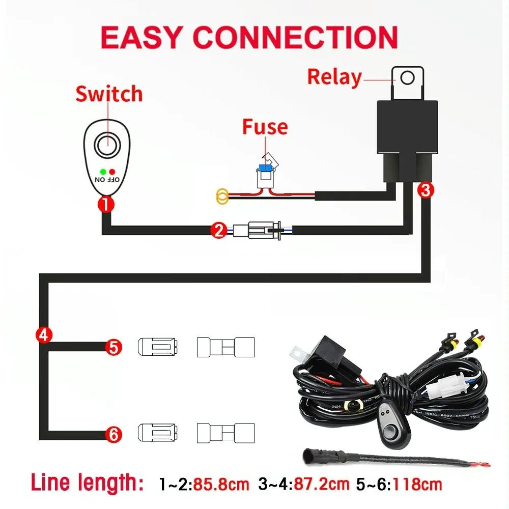 12W LED Work Light | 9-30V | Mixed Light | Square Shape | With Wire Set