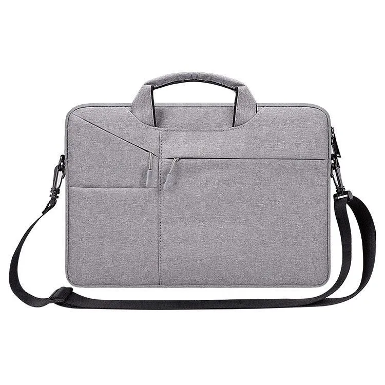 13.3 Inch Laptop Handbag | With Hidden Strap & Suitcase Belt | Waterproof & Tear-Resistant | Black