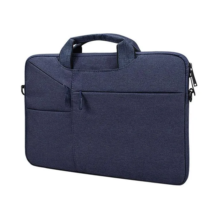 13.3 Inch Laptop Handbag | With Hidden Strap & Suitcase Belt | Waterproof & Tear-Resistant | Black
