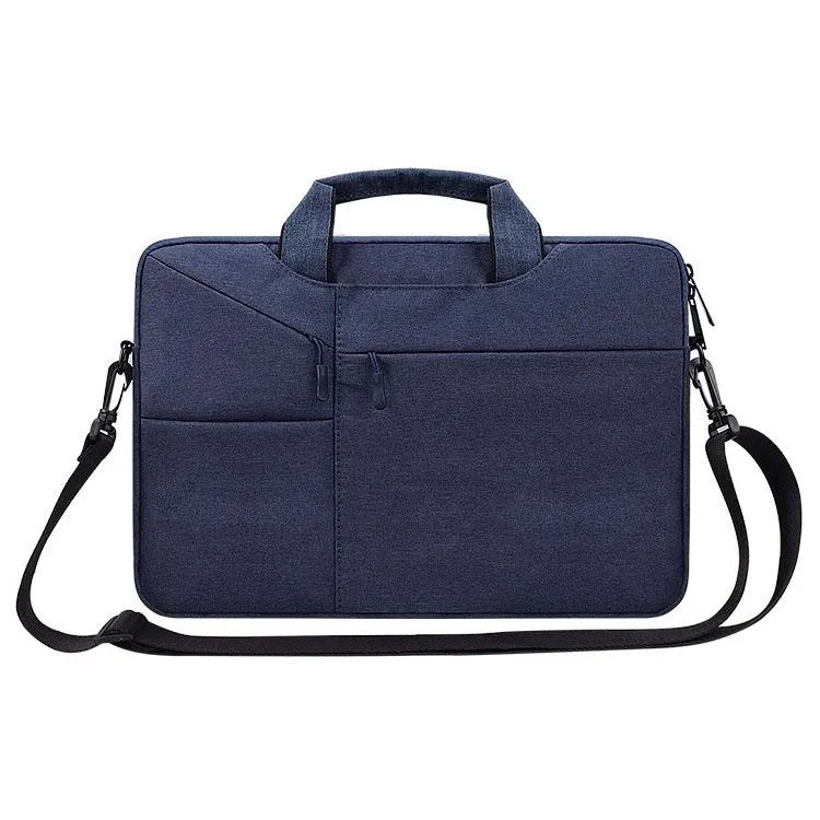 13.3 Inch Laptop Handbag | With Hidden Strap & Suitcase Belt | Waterproof & Tear-Resistant | Black
