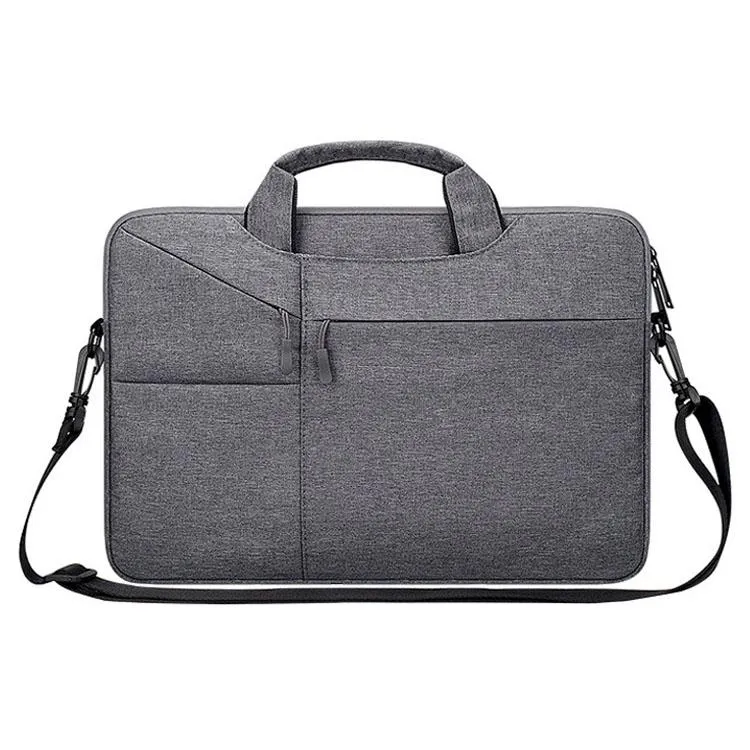 13.3 Inch Laptop Handbag | With Hidden Strap & Suitcase Belt | Waterproof & Tear-Resistant | Black