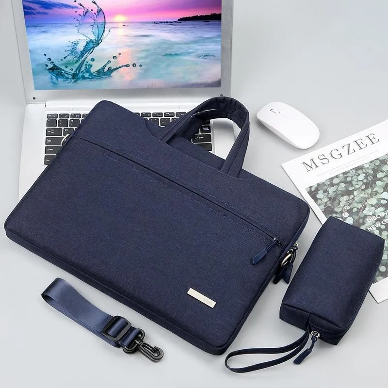 14 Inch Inner Bag with Shoulder Strap | For Handbag or Laptop | Power Bag | Pink