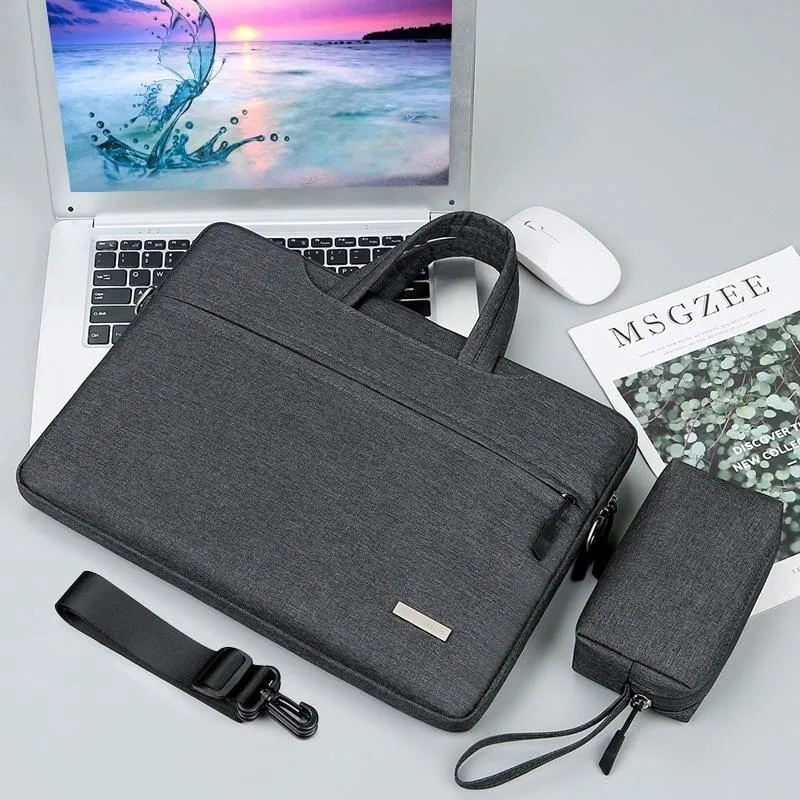 14 Inch Inner Bag with Shoulder Strap | For Handbag or Laptop | Power Bag | Pink