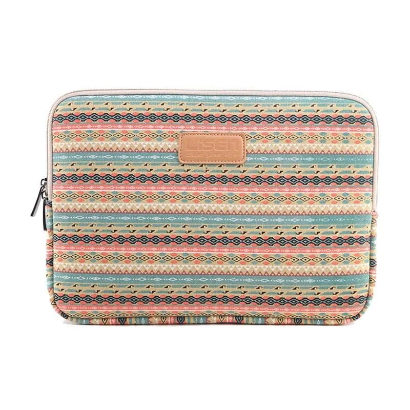 14 Inch Lingge Laptop Liner Bag with Stylish Pattern | Blue Pattern Diamond Lattice