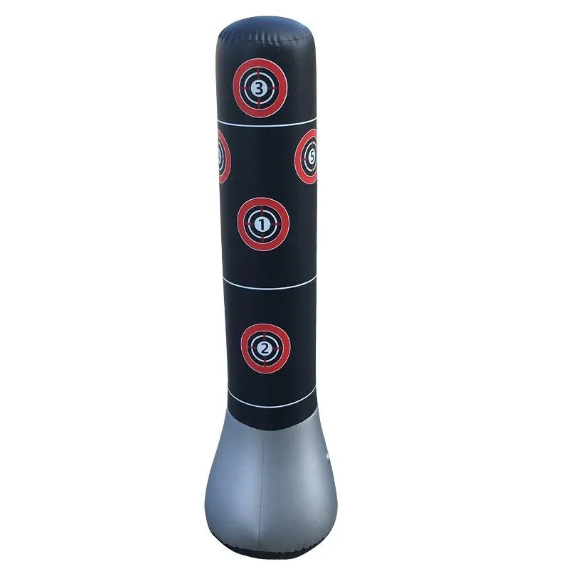 1.5M Vertical Inflatable Punching Bag for Kids | Thickened Tumbler Vent Boxing Column