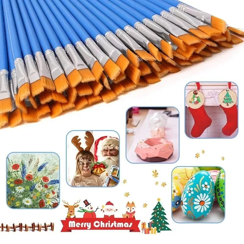 20 Piece Art Brushes for Handcrafts