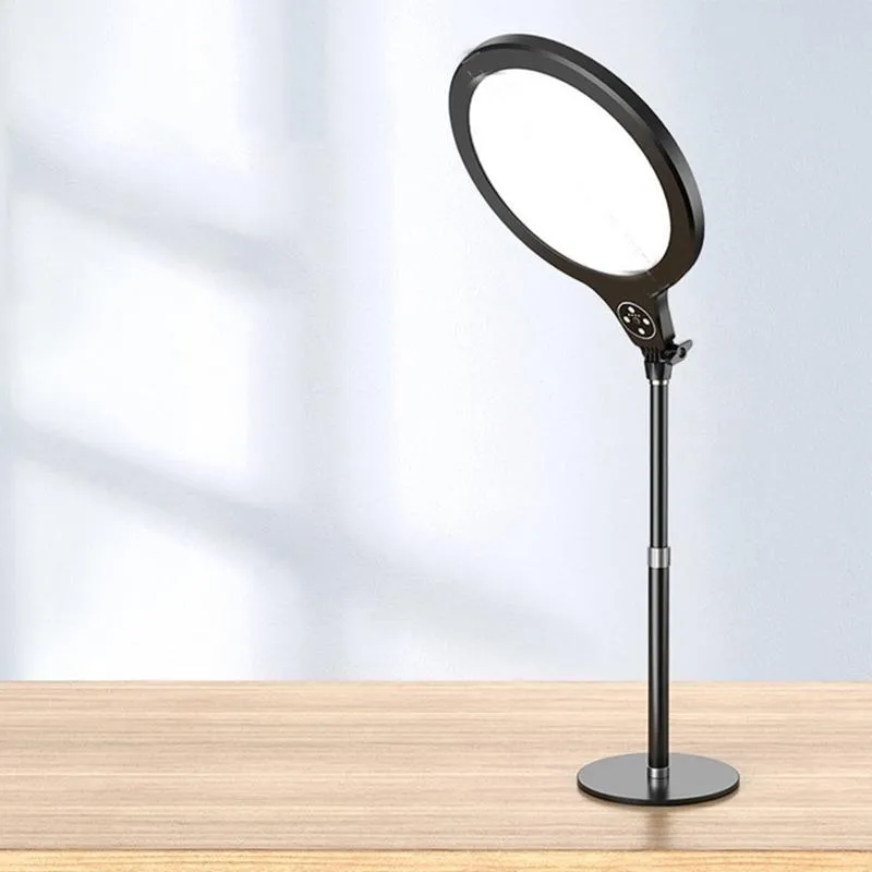 26cm Live Broadcast Beauty Light Bracket | Medium Version for Desktop Photography