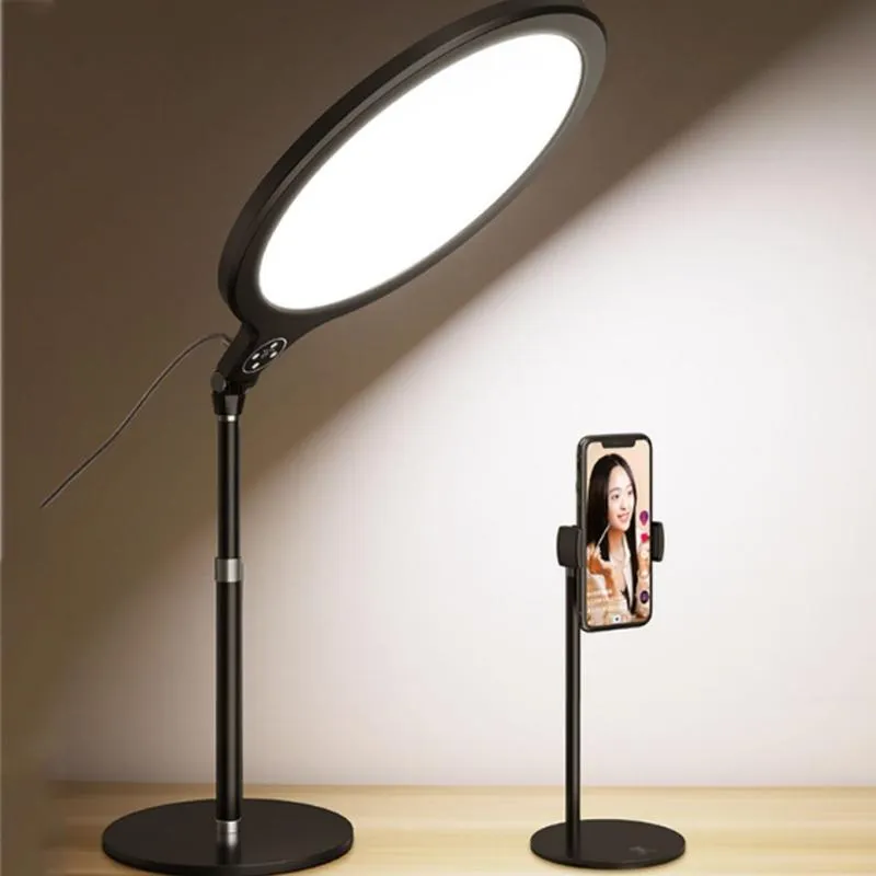 26cm Live Broadcast Beauty Light Bracket | With Cooling Bracket | Medium Version | Black