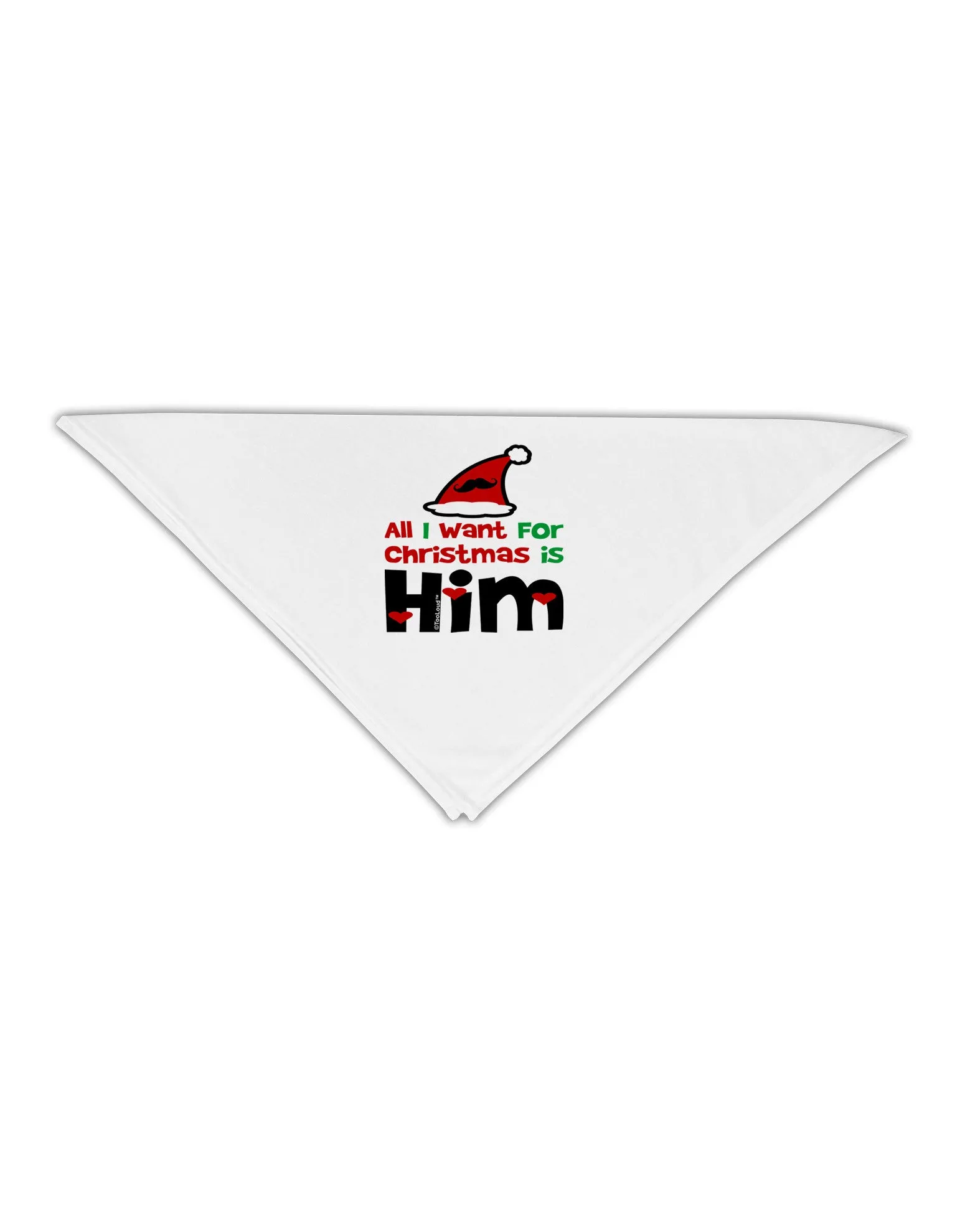 All I Want is Him Matching His & Hers Adult 19&#x22; Square Bandana
