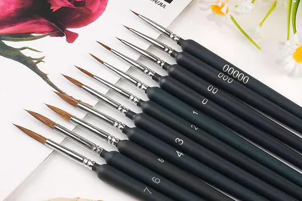 Arrow cresting brush set