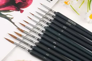 Arrow cresting brush set
