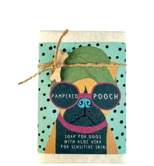 BAR161 Pampered Pooch - Aloe Vera Dog Soap Bar By Cinnamon Aitch