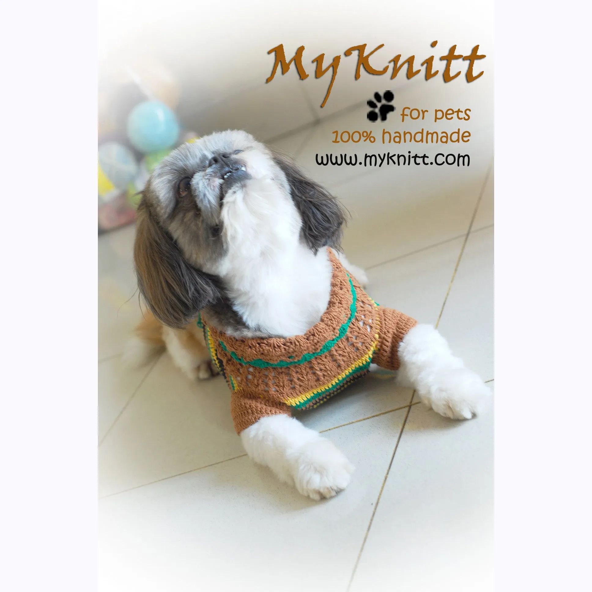 Boy Dog Sweater Turtleneck DK813