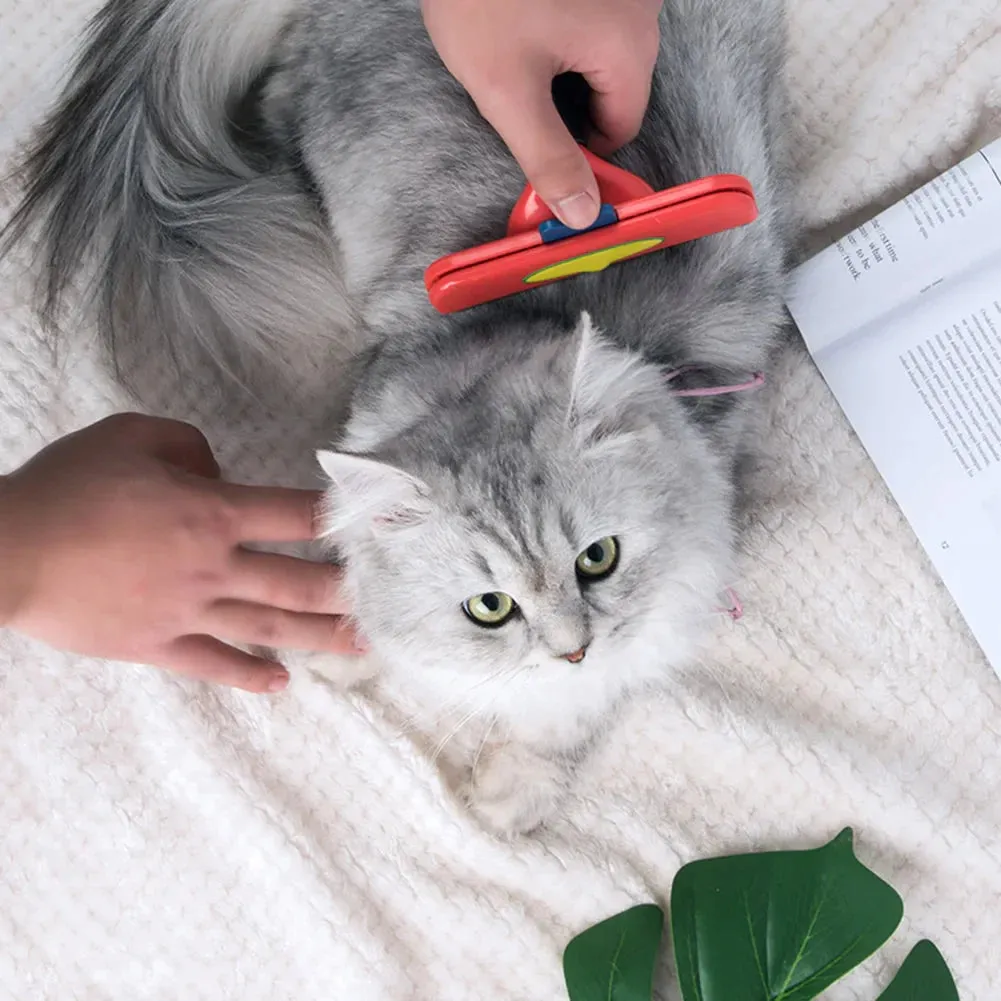 Cat Grooming Brush for Shedding and Trimming