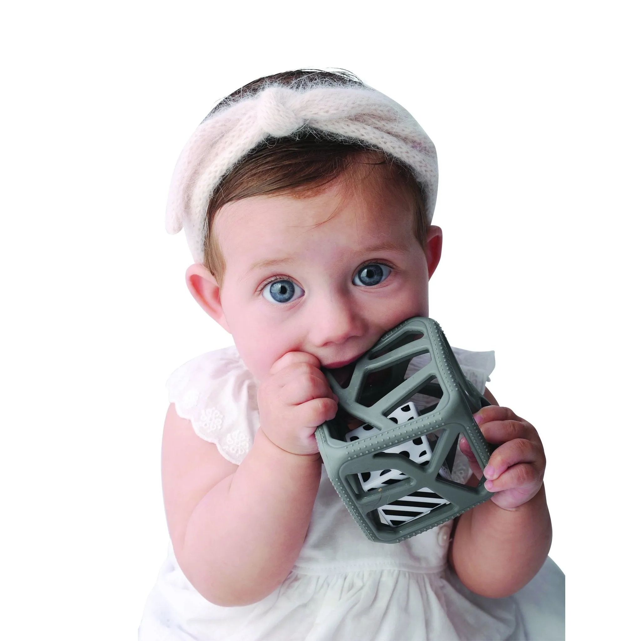 Chew Cube - Grey by Malarkey Kids