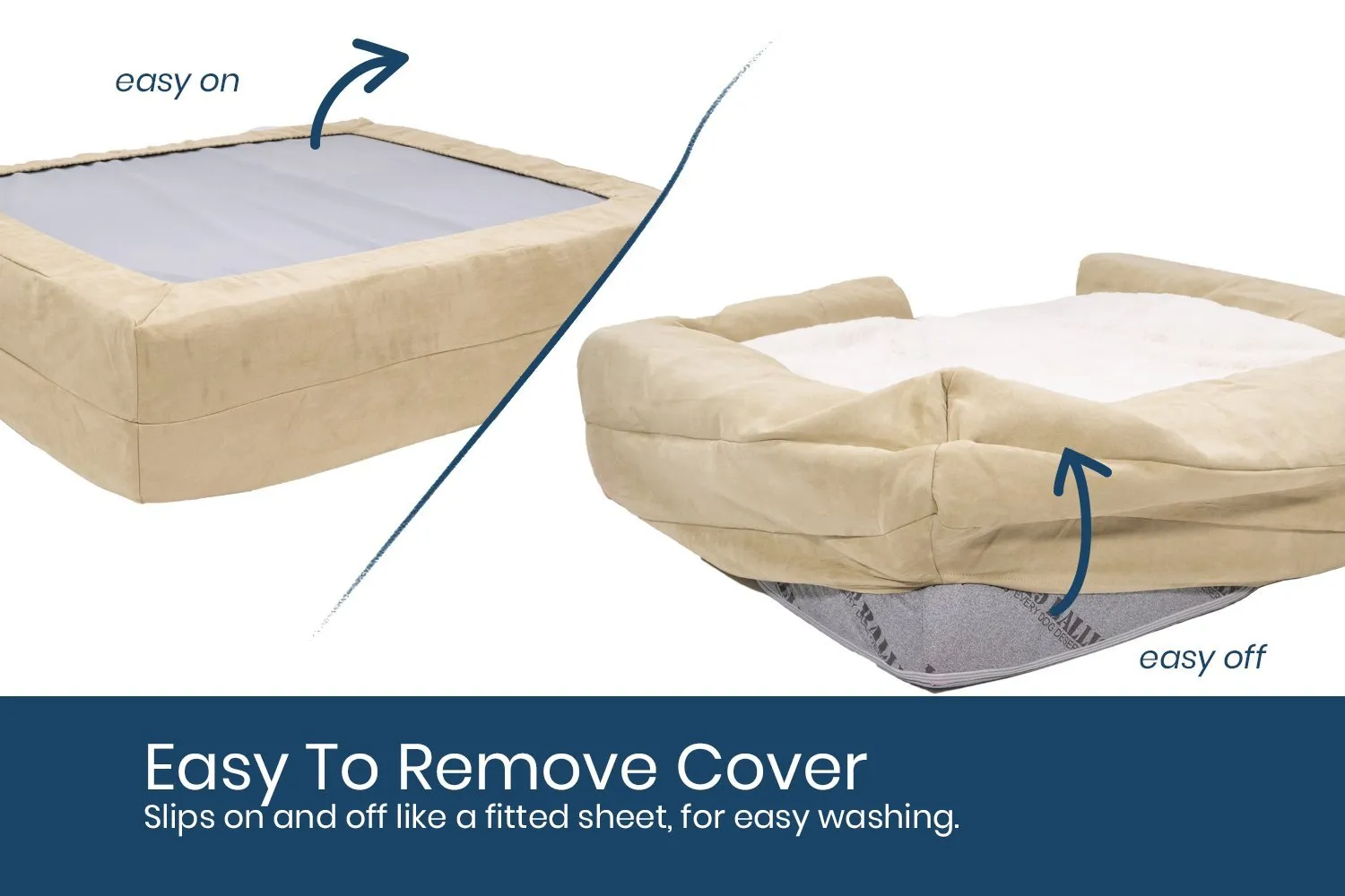 Designer Easy Clean™ 3.5 Bolster Orthopedic Dog Bed