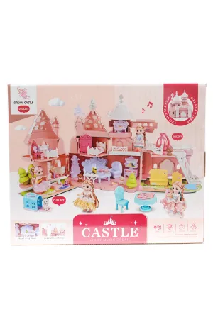 Dream Castle Light Music Dollhouse Playset  Princess Fantasy Toy
