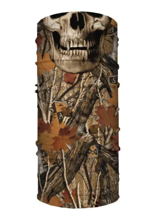 Face Shield Bandana  Forest Camo Skull