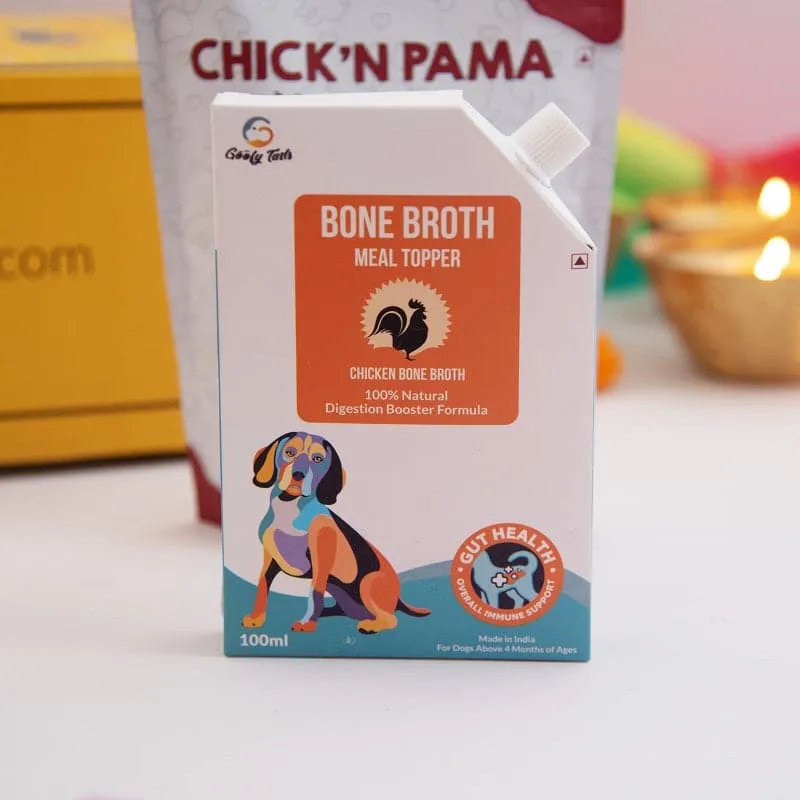 Goofy Tails Goofy Diwali Box for Dogs | Curated Gift Box for Dogs - Non Veg