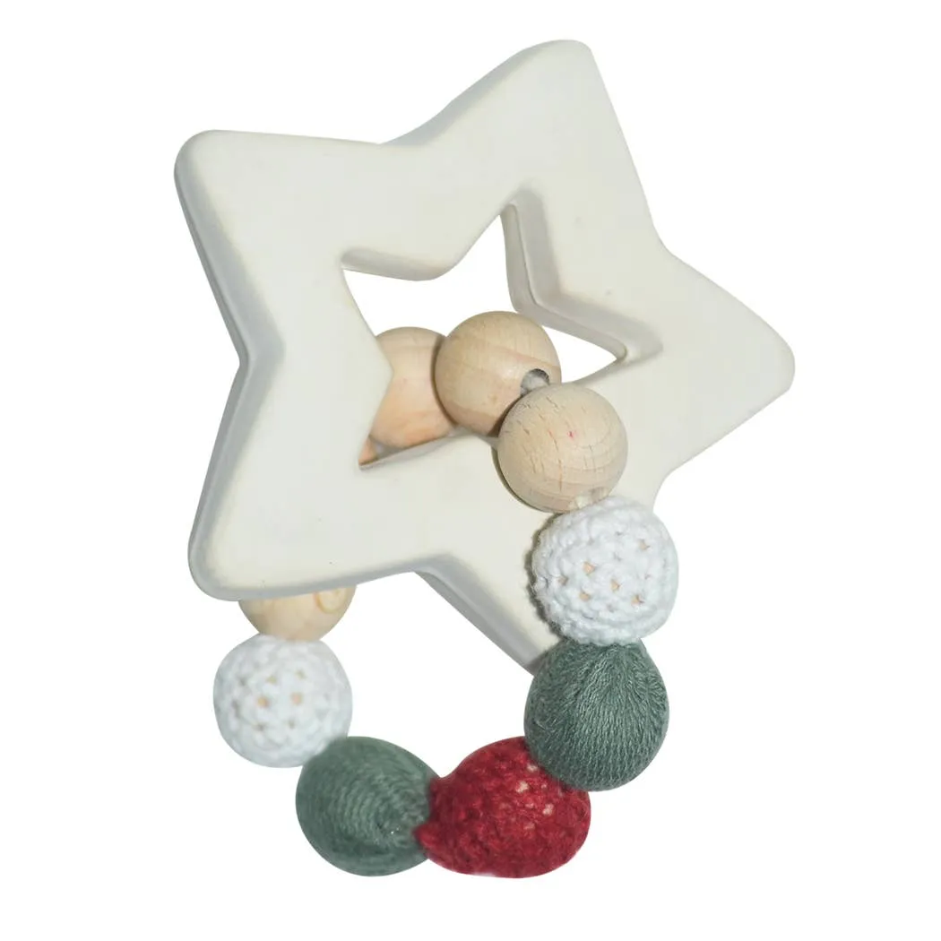 Holiday Star Natural Rubber Teether