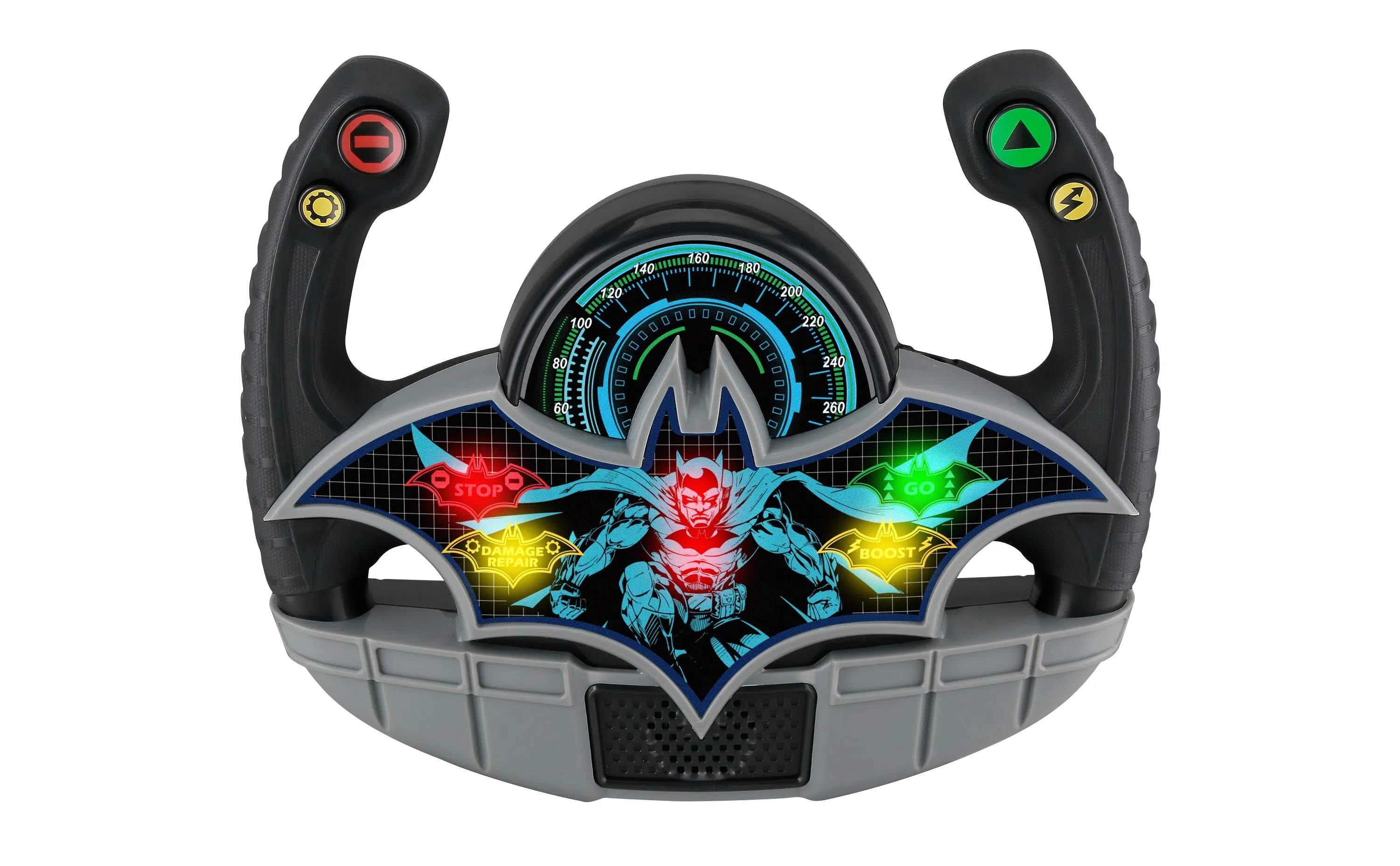 [OPEN BOX] KIDdesigns Batman Toy Steering Wheel for Kids - Multi-color