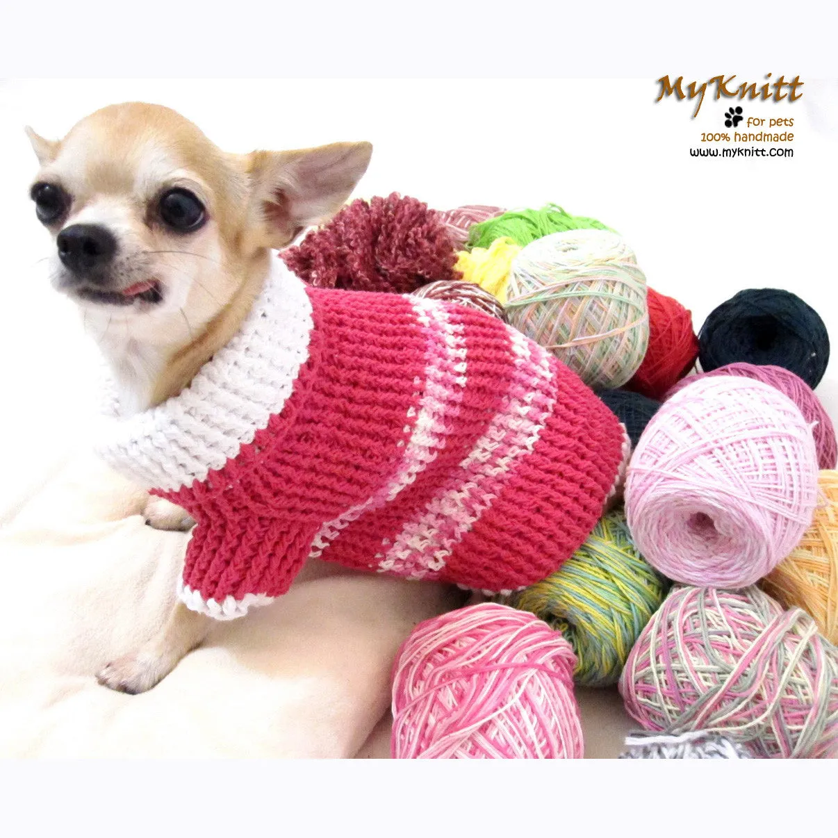 Pink Kimono Chihuahua Sweater DK863