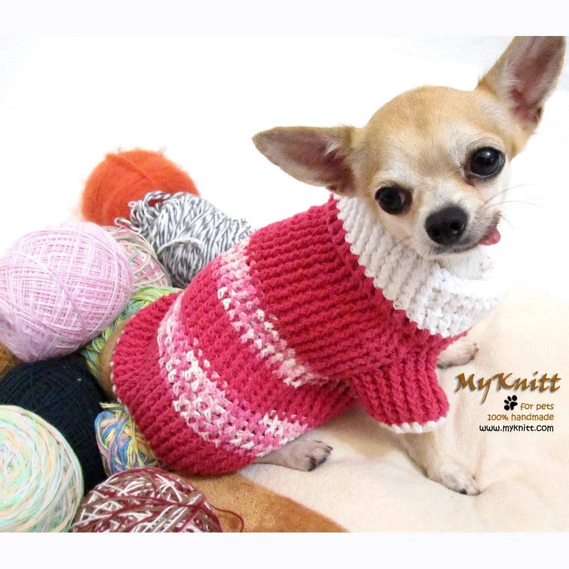 Pink Kimono Chihuahua Sweater DK863