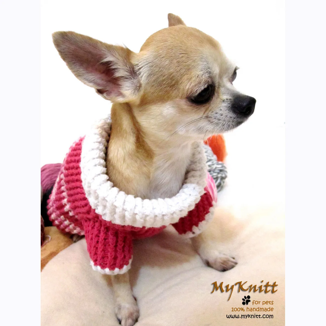 Pink Kimono Chihuahua Sweater DK863