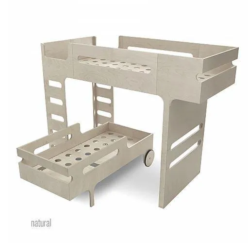 Rafa Kids F&R Bed Set - Natural (2 Beds)