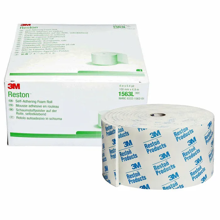 Reston Self-Adhering Foam Roll 4 x 196 Inches Non-Sterile, 1 Roll