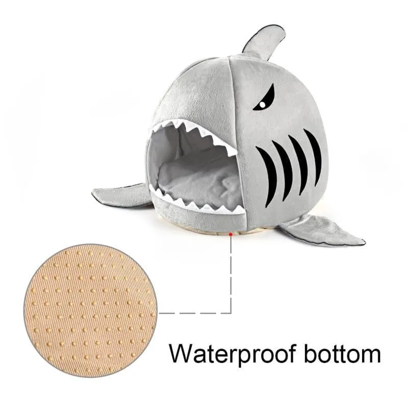 Shark Shaped Bed for Small Pets