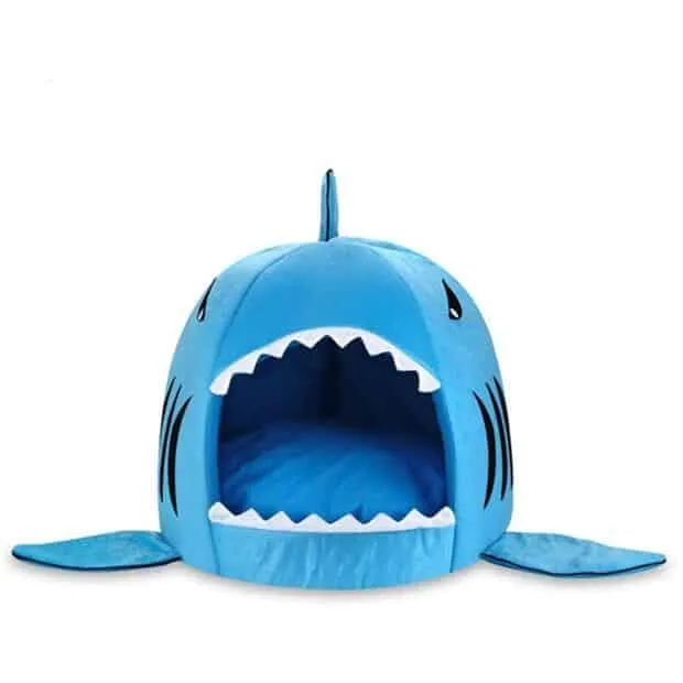 Shark Shaped Bed for Small Pets