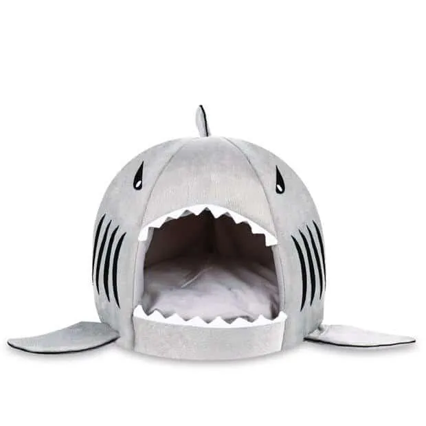 Shark Shaped Bed for Small Pets
